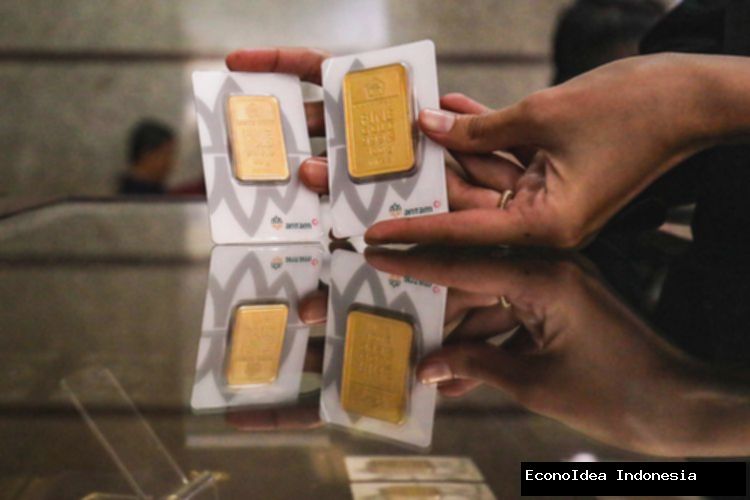 Harga Emas Antam Anjlok Drastis, Turun Rp20.000 Jadi Rp1.866.000 Per Gram