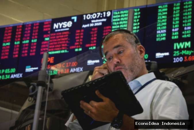 Koreksi Wall Street:  Mimpi Reli Saham Usai Perang Dagang AS-China Sirna?